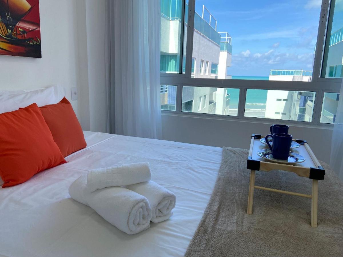 Bela Hospedagem - Pe Na Areia No Bessa, Wifi C/Vista Piscina E Mar João Pessoa Exteriér fotografie